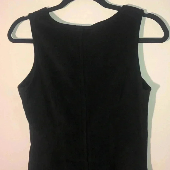 Suede black skater dress - Picture 5 of 6